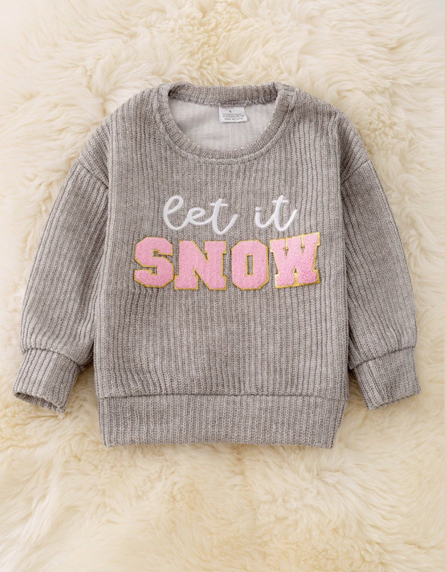 Let It Snow Knit Sweater