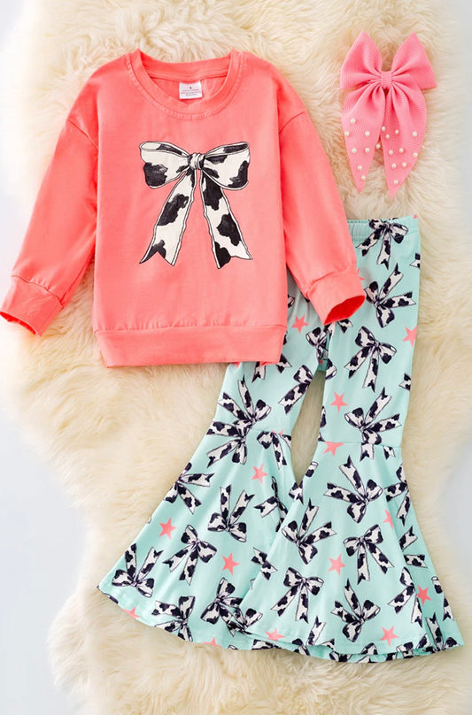 Cow Coquette 2 piece set