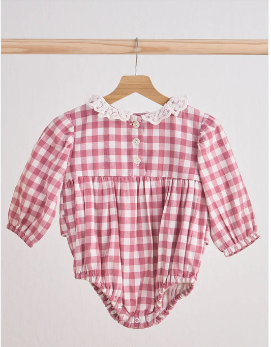 Pink Gingham Bubble